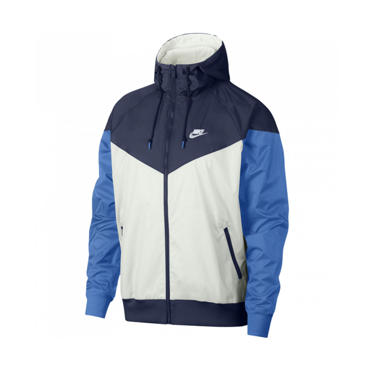 Nike M Nsw He Wr Jkt Hd Chaqueta blanco de hombre lifestyle