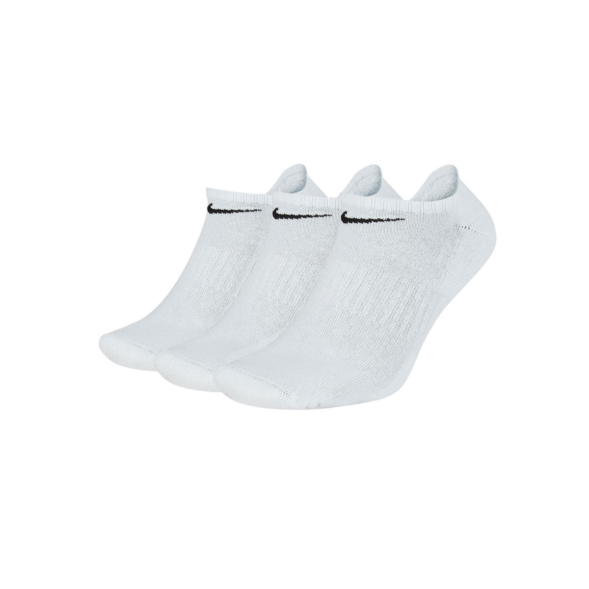 Nike U Nk Everyday Cush Ns 3Pr Medias blanco de hombre para entrenamiento