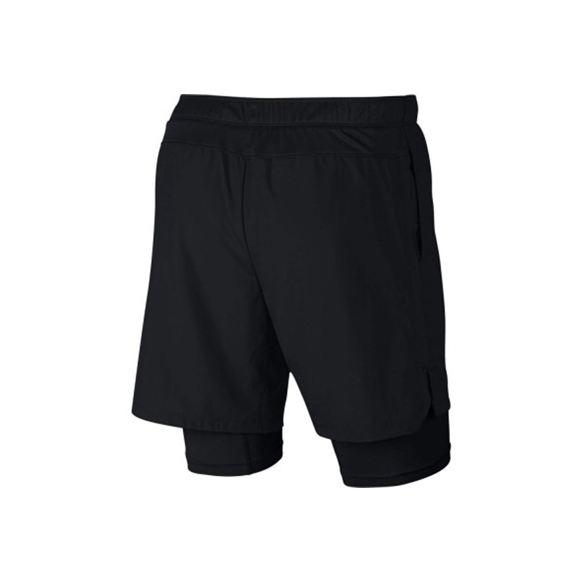 Nike M Nk Dry Short Chllgr 7In 2In1 Pantaloneta negro de hombre para correr