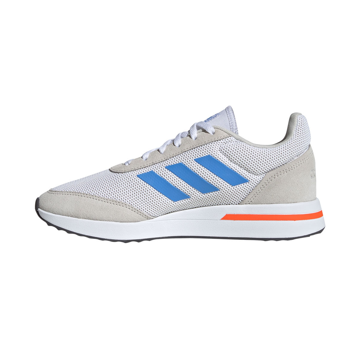 Adidas Run70S Tenis blanco de mujer para correr