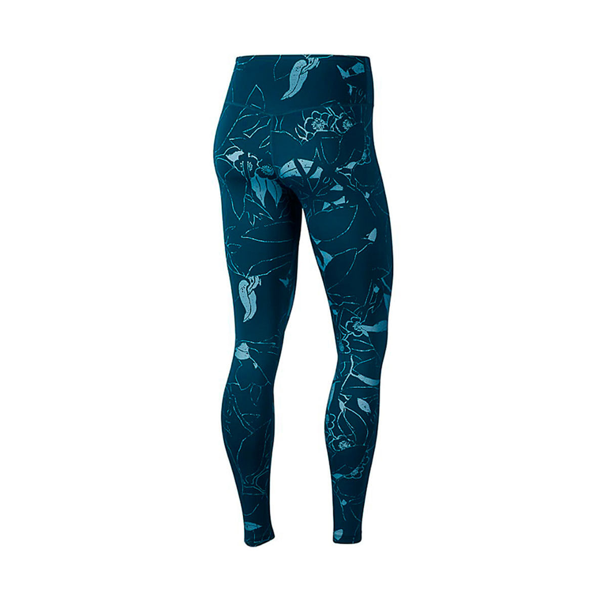 Nike W Nike One Tight Prt 2 Licra azul de mujer para entrenamiento