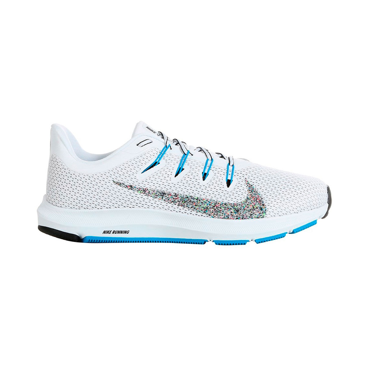Nike Quest 2 Tenis blanco de hombre para correr