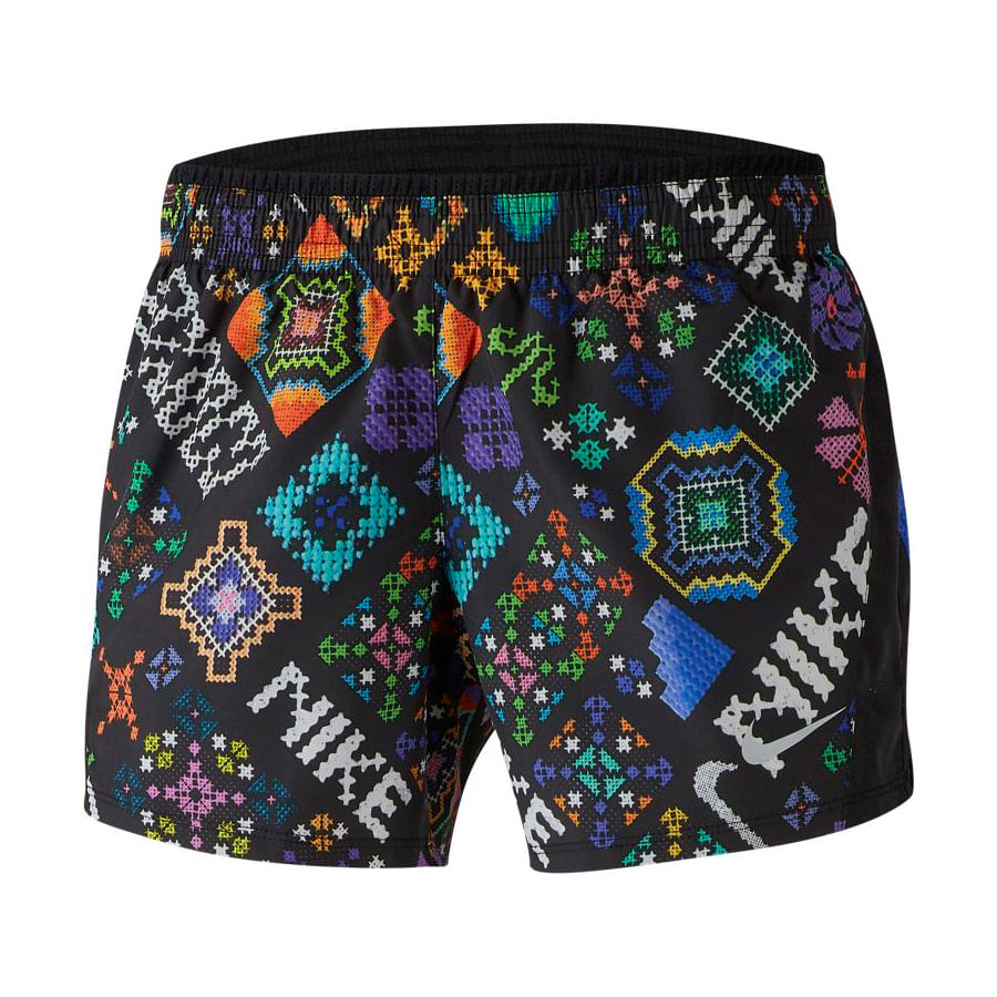 Nike W Nk 10K Short Flora Pantaloneta multicolor de mujer para correr