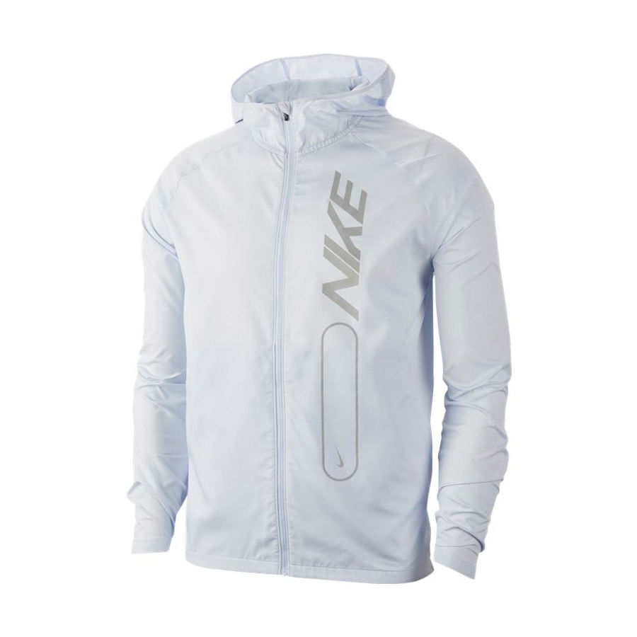 Nike M Nk Essntl Jkt Flash Po Air Chaqueta gris de hombre para correr