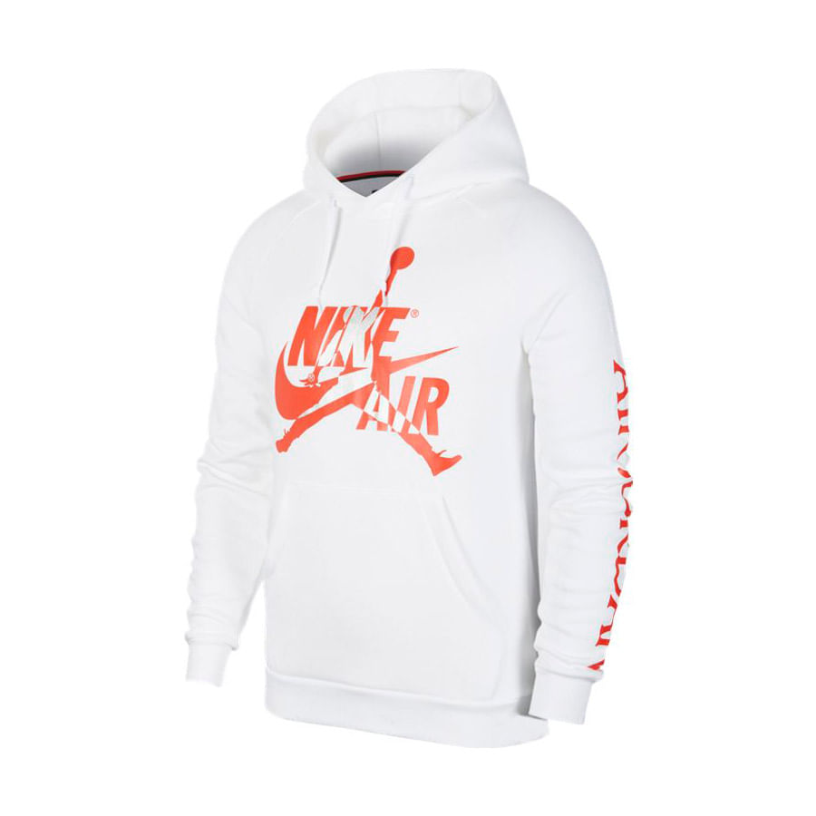 Nike M J Jumpman Classics Flc Po Buzo blanco de hombre lifestyle
