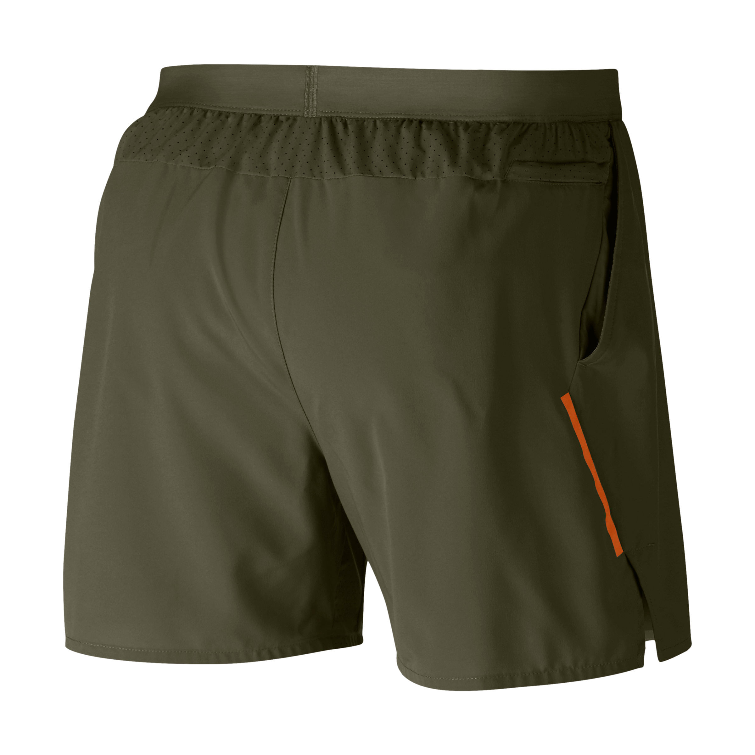 Nike M Nk Flx Stride Short Bf 5In Pantaloneta verde de hombre para correr