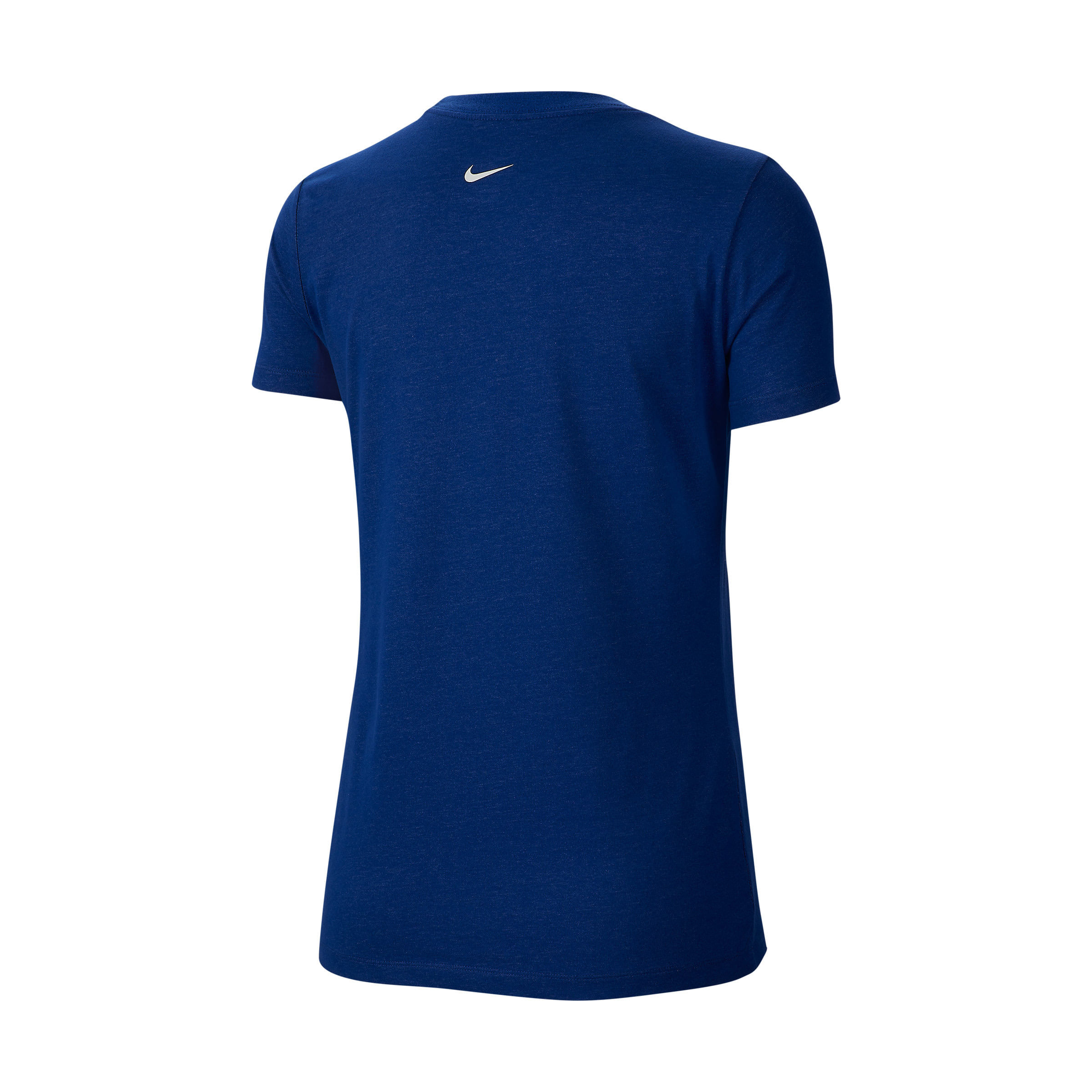 Nike W Nk Dry Tee Dfc Xdye Camiseta Manga Corta azul de mujer para entrenamiento