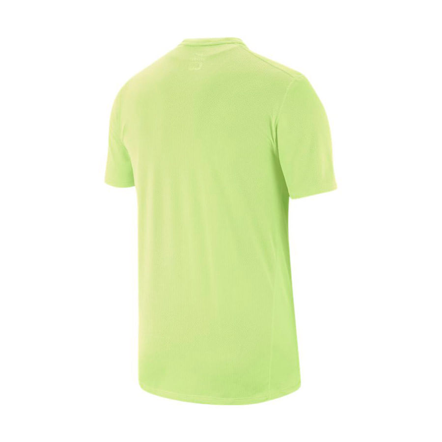 Nike M Nk Df Brthe Run Top Ss Camiseta Manga Corta amarillo de hombre para correr