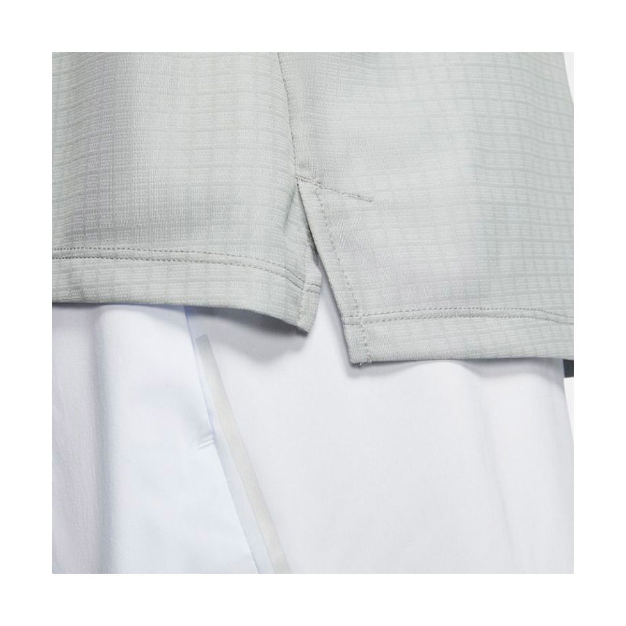 Nike M Nk Miler Tech Top Ss Camiseta Manga Corta gris de hombre para correr