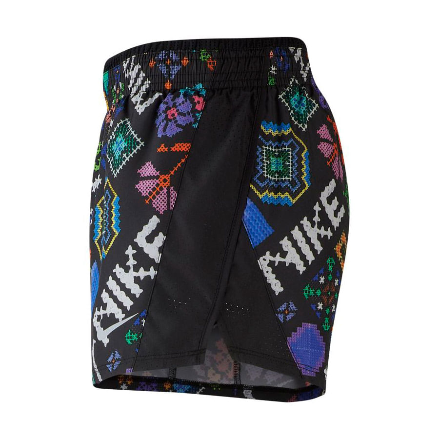 Nike W Nk 10K Short Flora Pantaloneta multicolor de mujer para correr