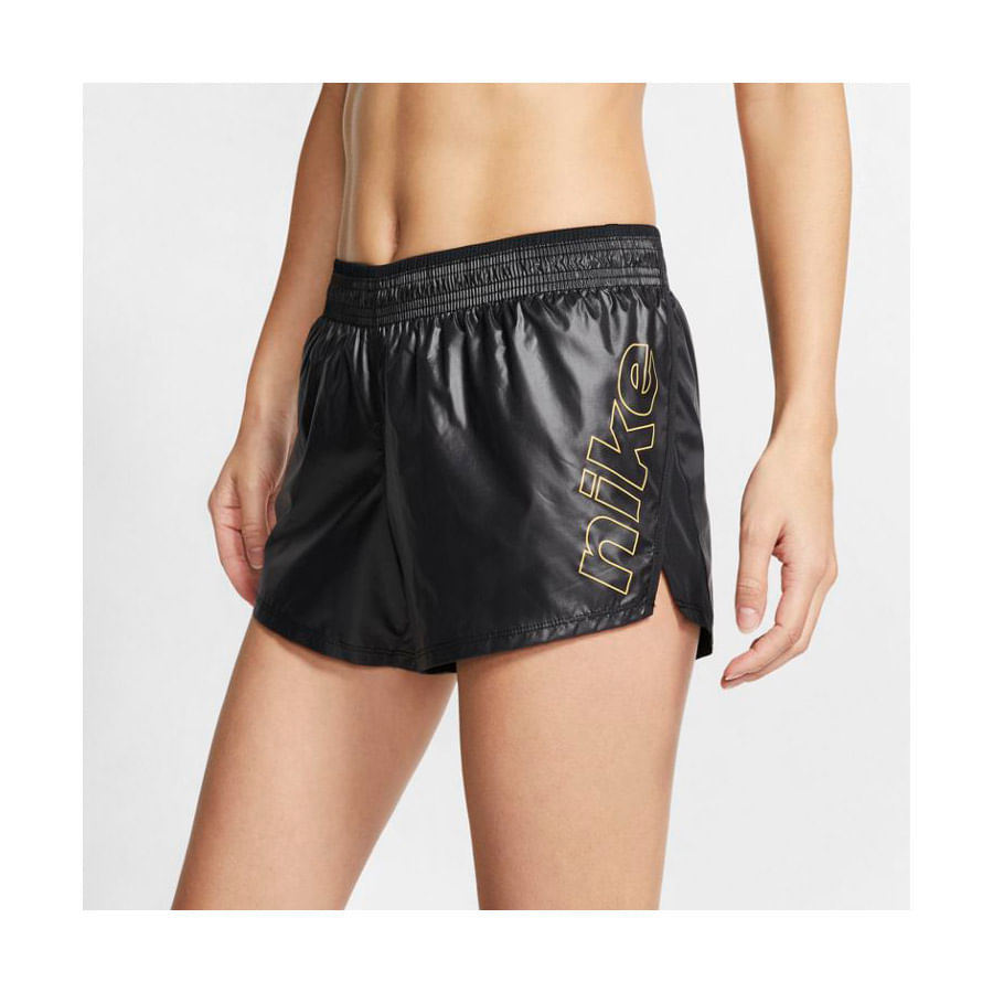 Nike W Nk 10K Short Glam Gx Pantaloneta negro de mujer para correr