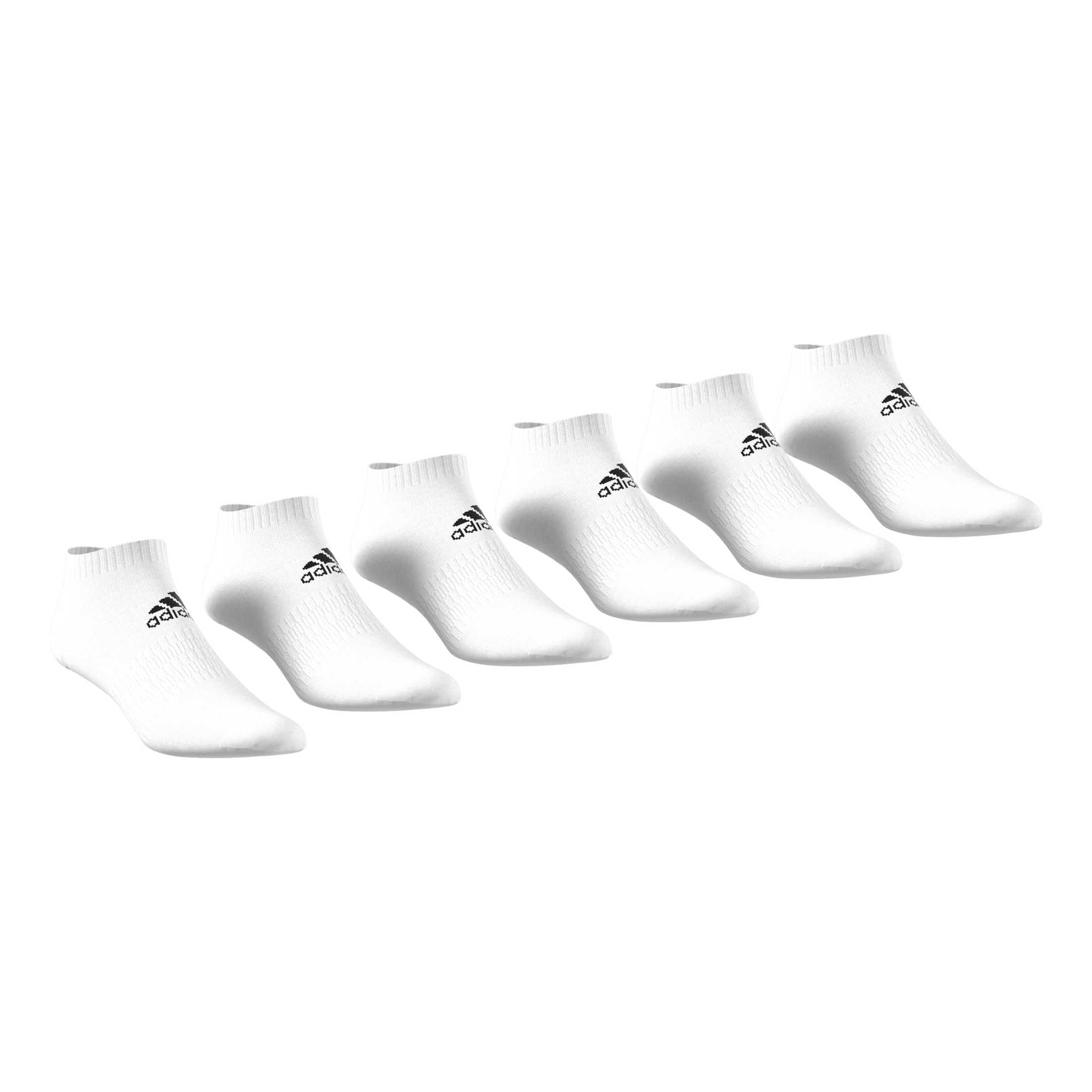 Adidas Cush Low 6Pp Medias blanco unisex para entrenamiento