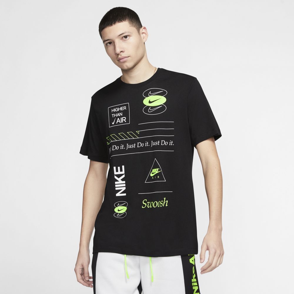 Nike M Nsw Pack 2 Tee 3 Camiseta Manga Corta negro de hombre lifestyle