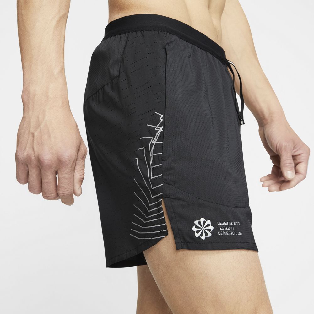Nike M Nk Flex Stride 5In Bf Ff Gx Pantaloneta negro de hombre para correr
