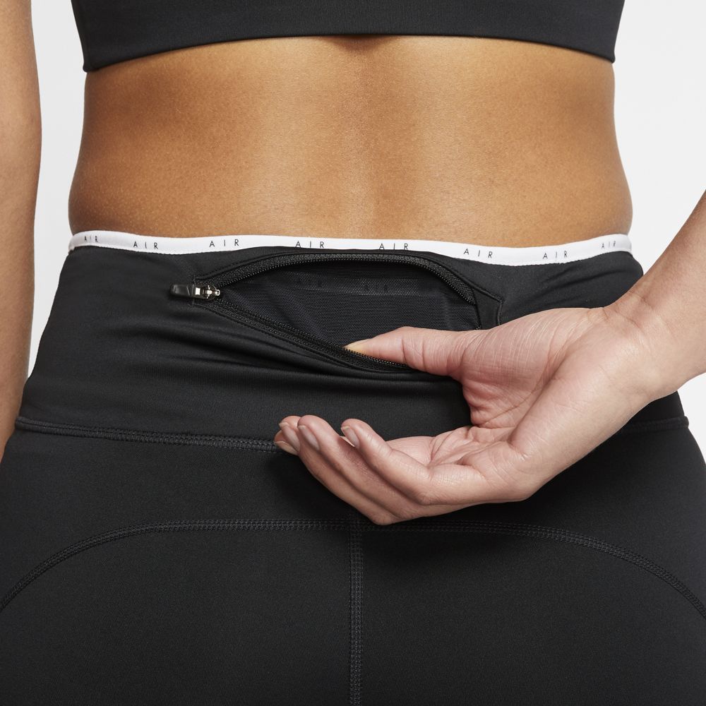 Nike W Nk Air 7_8 Tght Hr Licra negro de mujer para correr