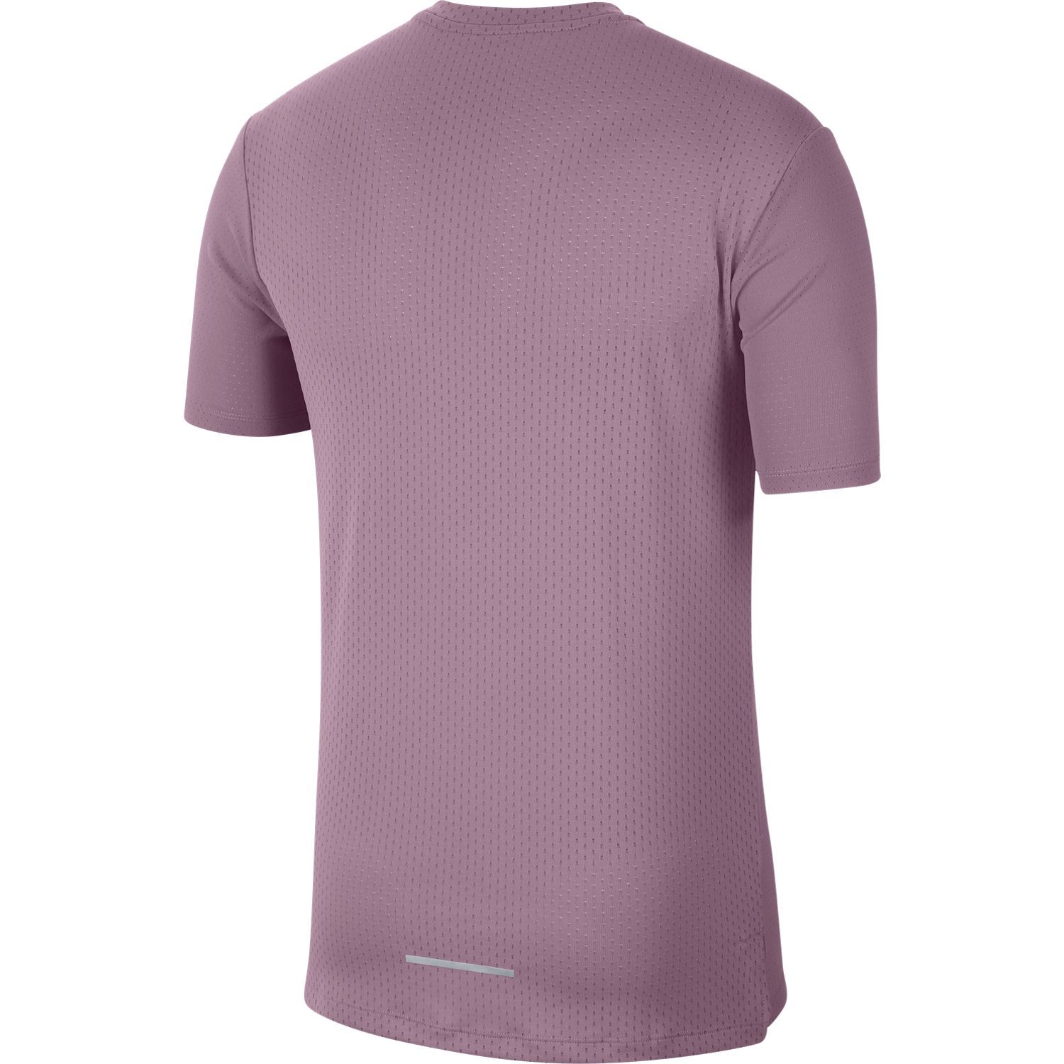 Nike M Nk Dry Miler Ss Tech Po Ff Camiseta Manga Corta morado de hombre para correr