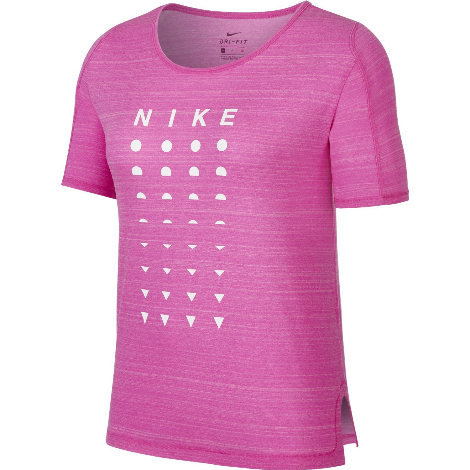 Nike W Nk Icnclsh Top Ss Better Camiseta Manga Corta rosado de mujer para correr