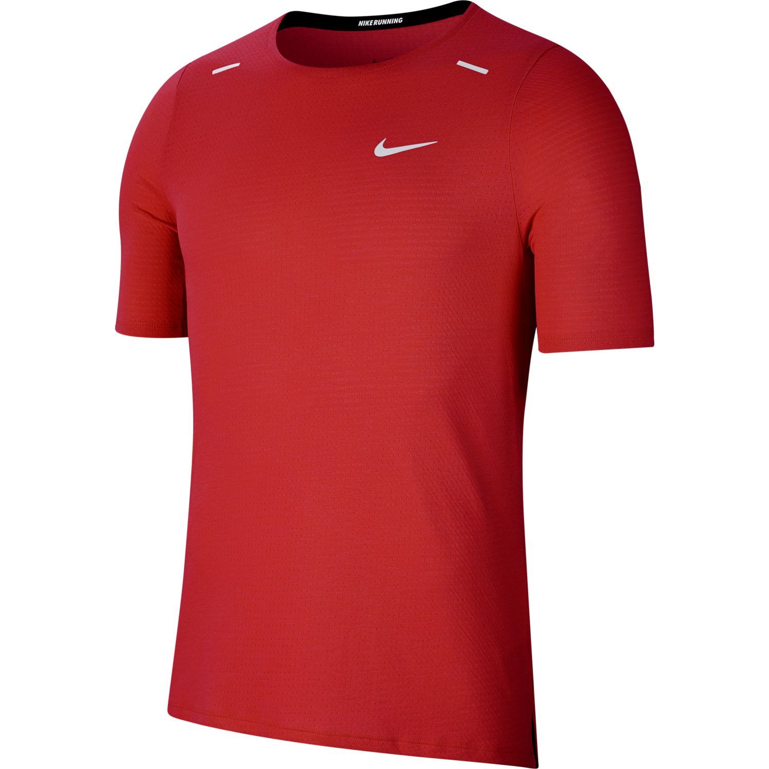 Nike M Nk Rise 365 Ss Camiseta Manga Corta rojo de hombre para correr