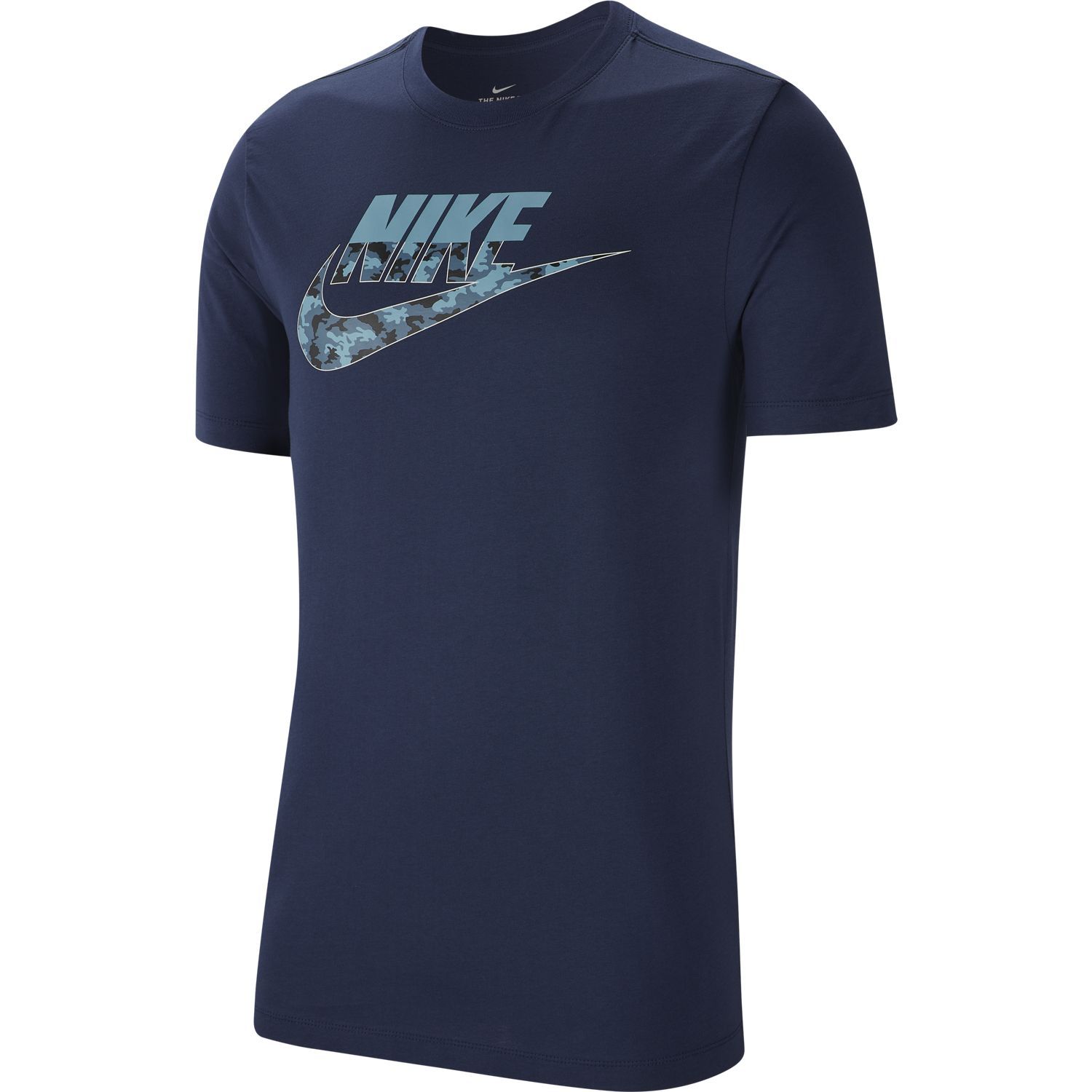 Nike M Nsw Camo Ss Tee Camiseta Manga Corta azul de hombre lifestyle