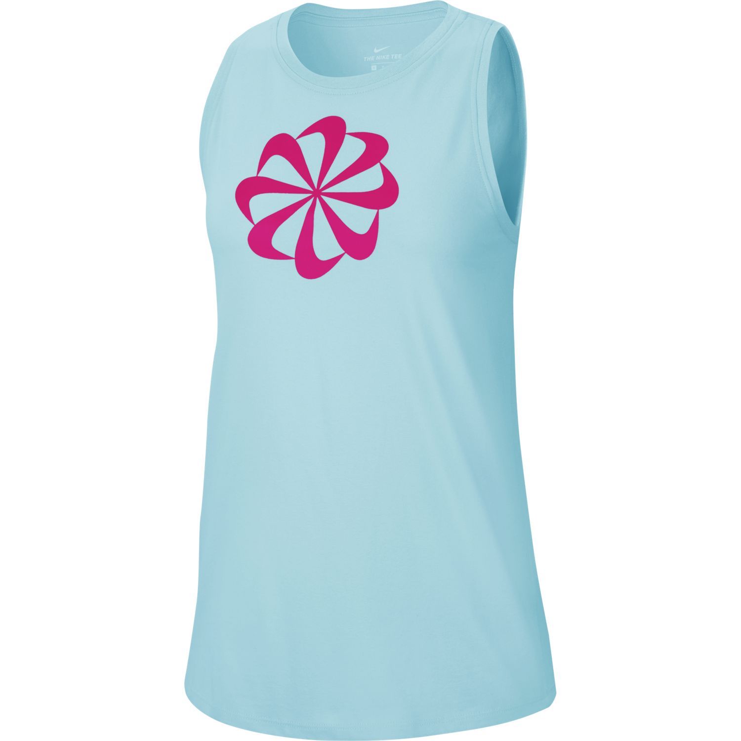 Nike W Nk Dry Tank Dfc Icon Clash Camiseta Manga Sisa azul de mujer para entrenamiento