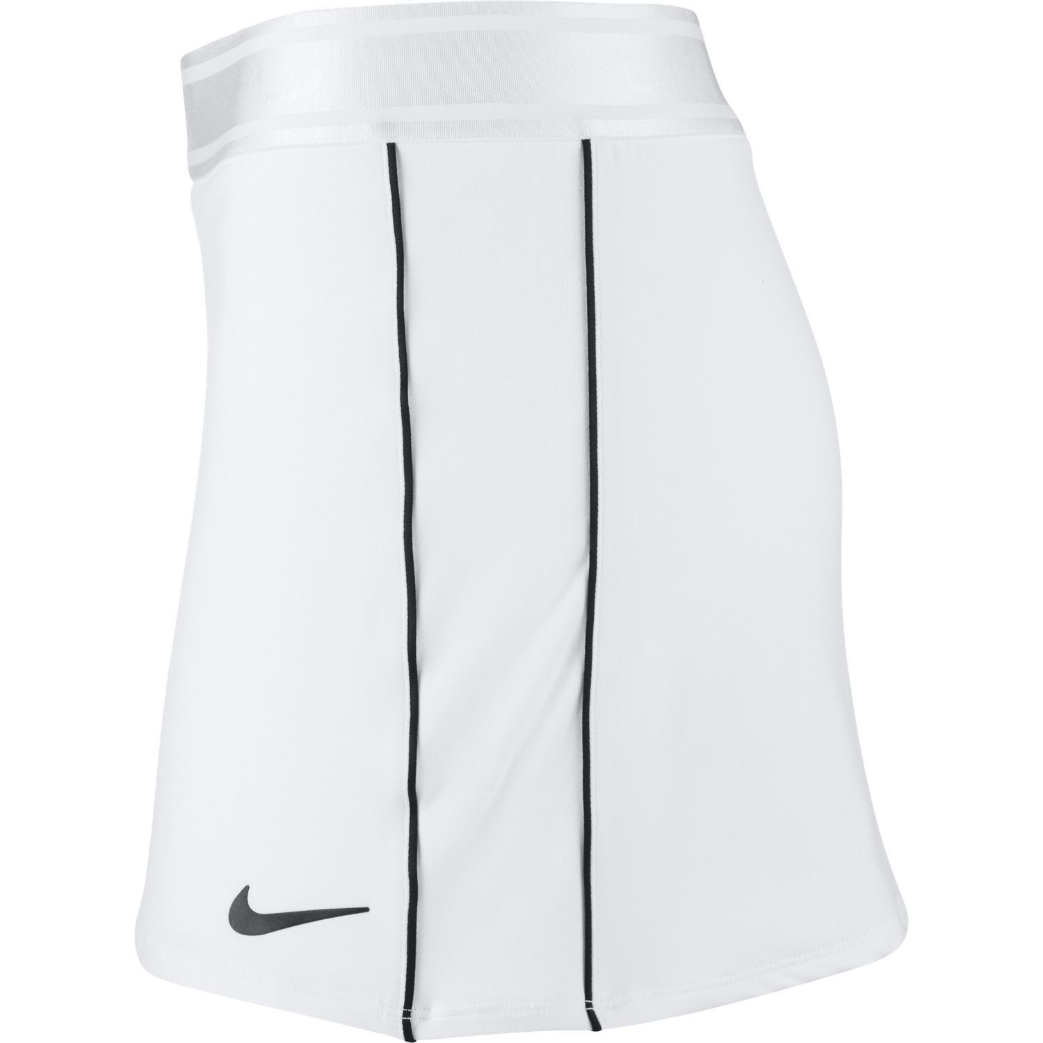 Nike W Nkct Dry Skirt Str Falda blanco de mujer para tenis