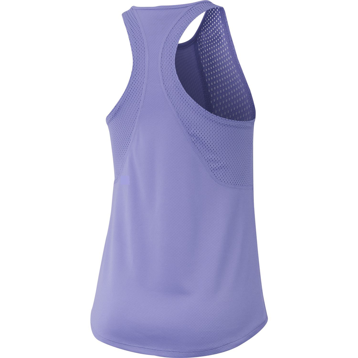 Nike W Nk Run Tank Camiseta Manga Sisa morado de mujer para correr
