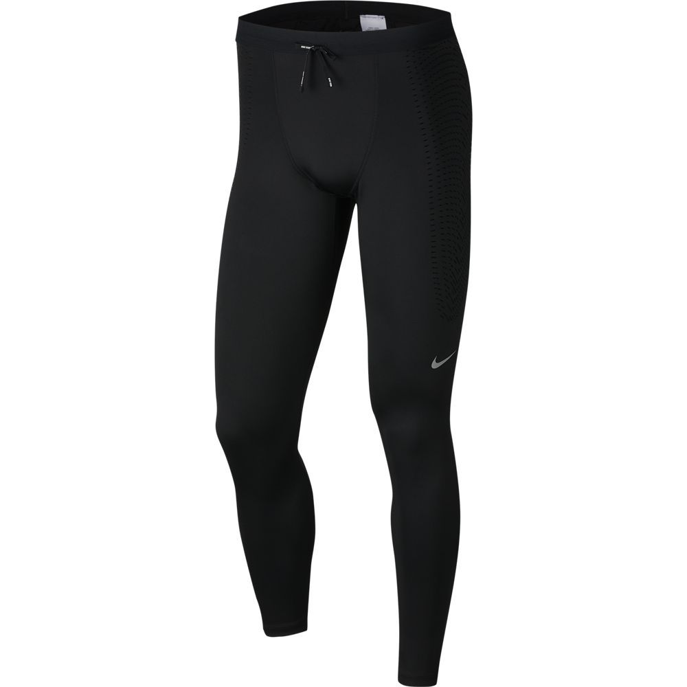 Nike M Nk Pwr Tech Pwr-Mob Tight Licra negro de hombre para correr