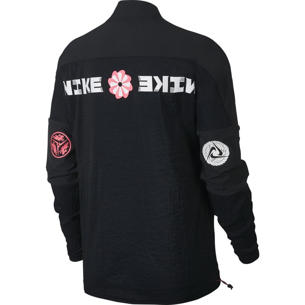 Nike W Nk Icnclsh Jacket Chaqueta negro de mujer para correr