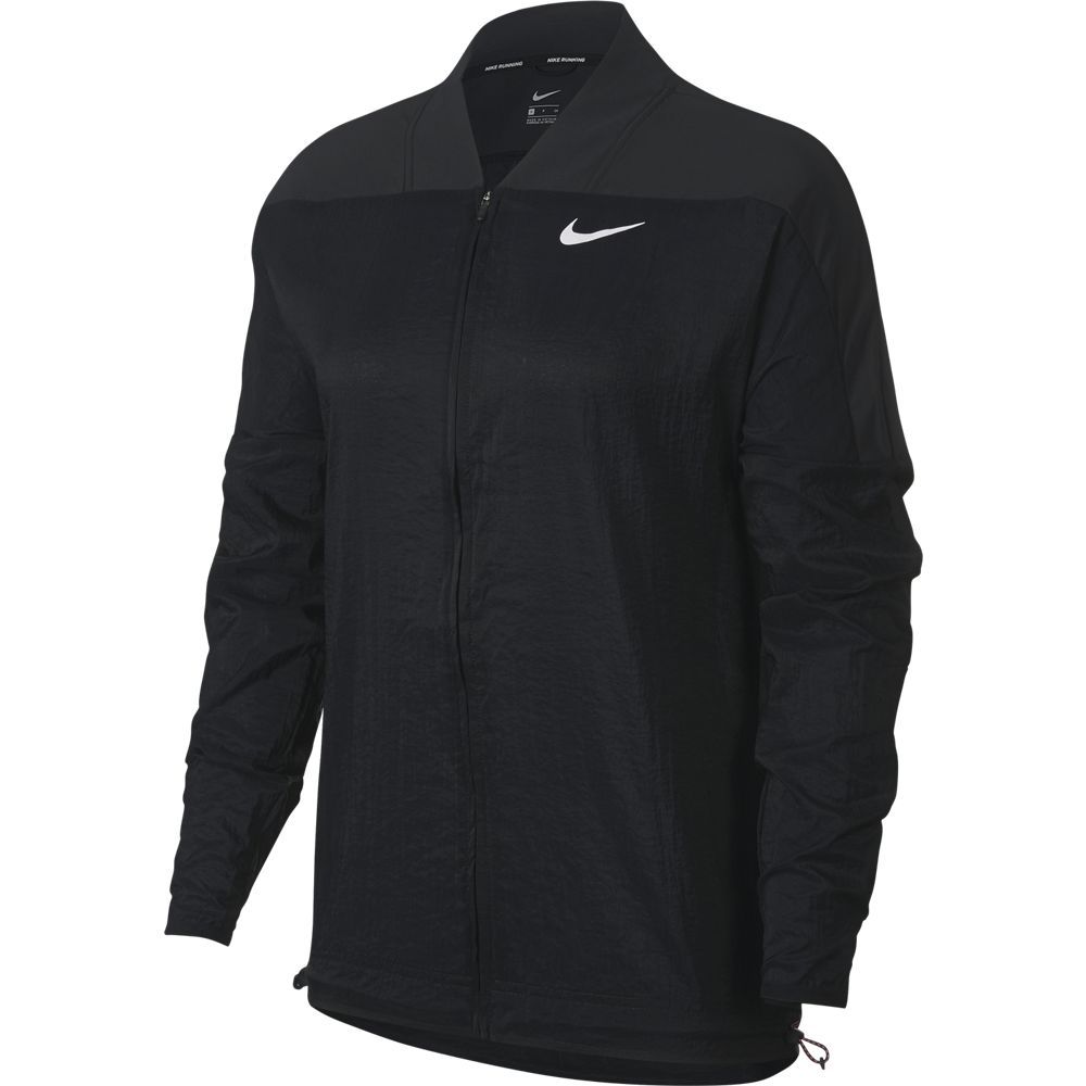 Nike W Nk Icnclsh Jacket Chaqueta negro de mujer para correr