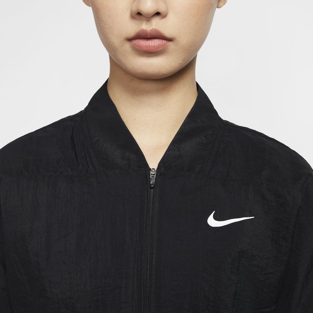 Nike W Nk Icnclsh Jacket Chaqueta negro de mujer para correr