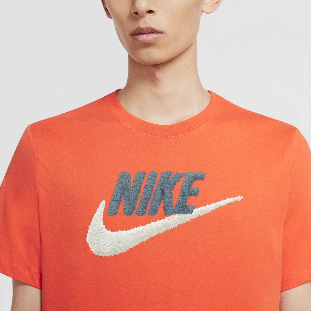 Nike M Nsw Tee Brand Mark Camiseta Manga Corta naranja de hombre lifestyle