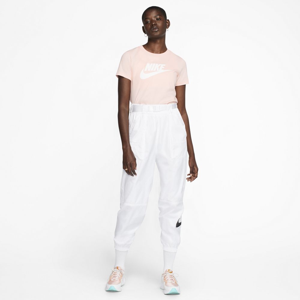 Nike W Nsw Tee Essntl Icon Futura Camiseta Manga Corta rojo de mujer lifestyle