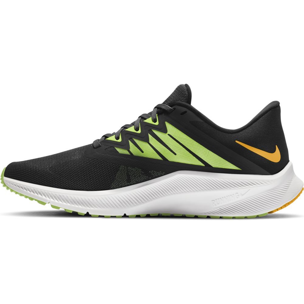Nike Quest 3 Tenis negro de hombre para correr