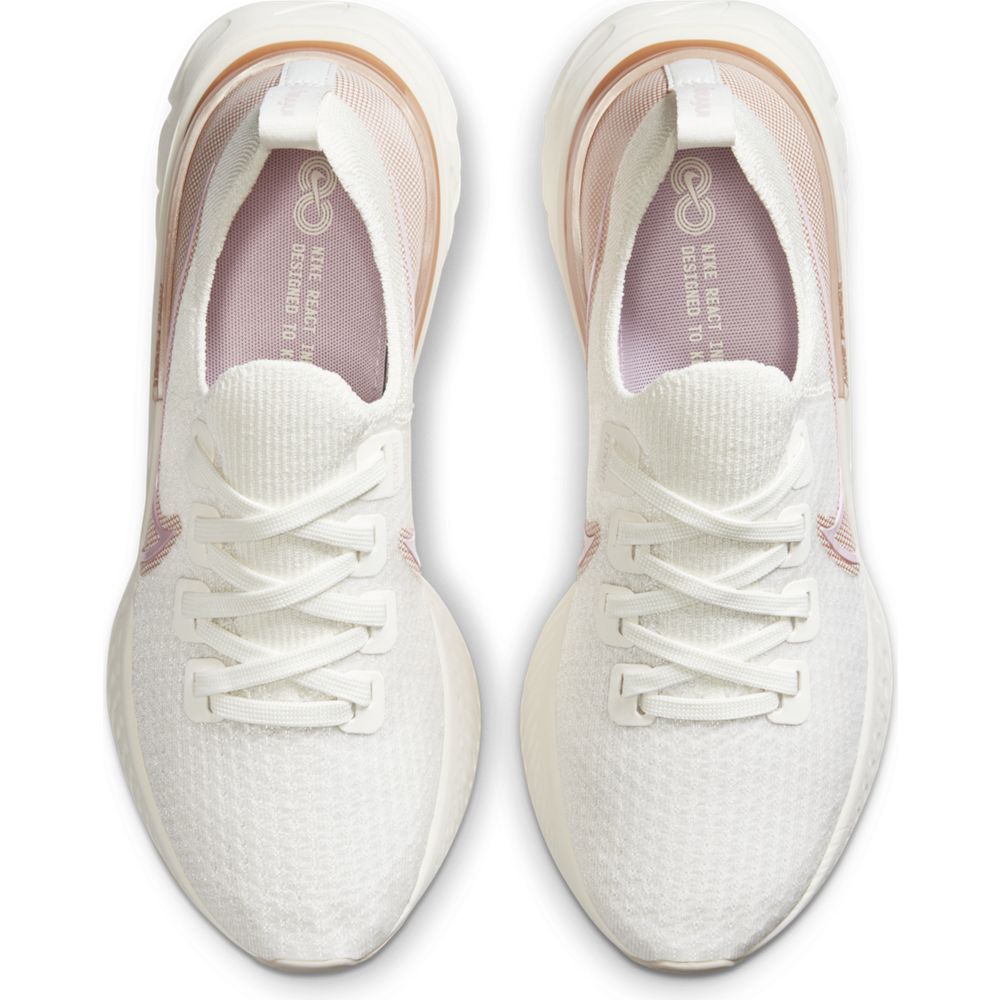 Nike W Nike React Infinity Run Fk Tenis blanco de mujer para correr