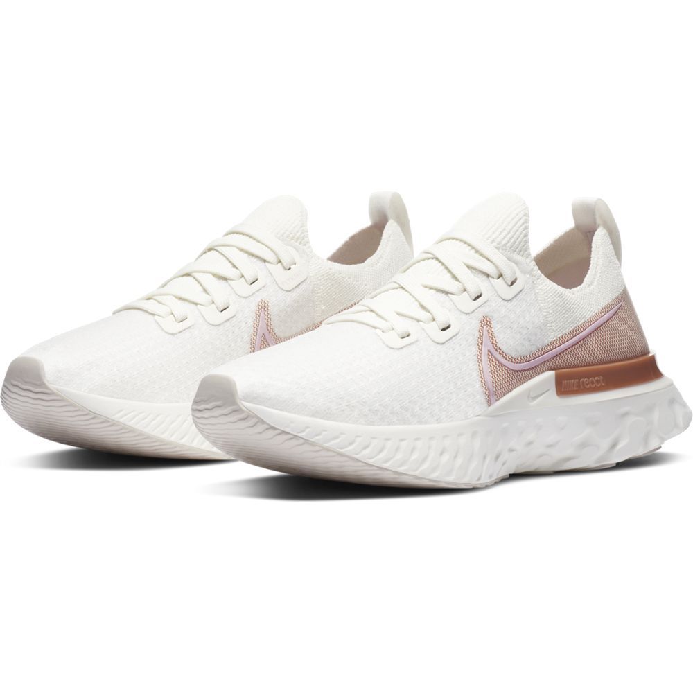 Nike W Nike React Infinity Run Fk Tenis blanco de mujer para correr