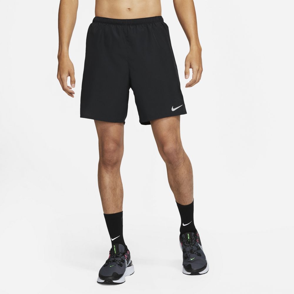 Nike M Nk Df Challenger Short 72In1 Pantaloneta negro de hombre para correr
