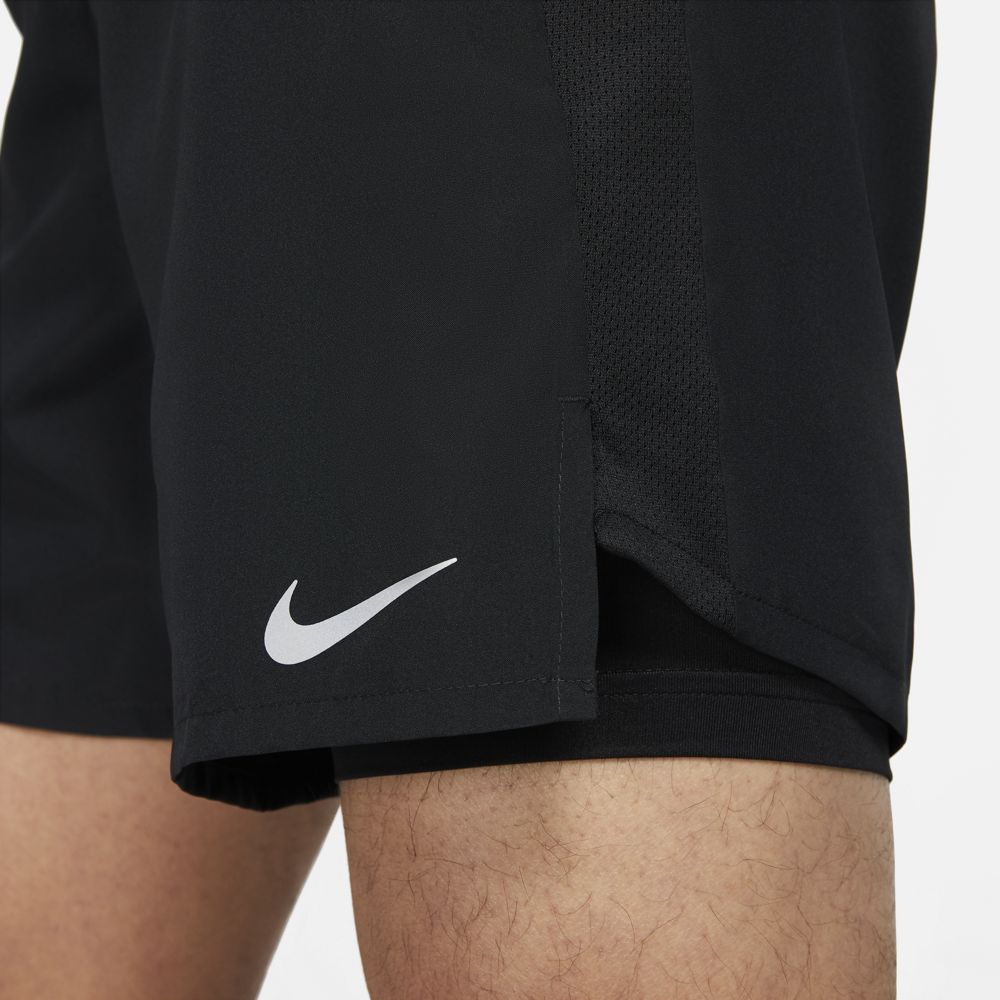 Nike M Nk Df Challenger Short 72In1 Pantaloneta negro de hombre para correr