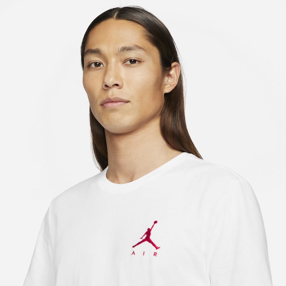 Nike M J Jumpman Air Embrd Tee Camiseta Manga Corta blanco de hombre lifestyle