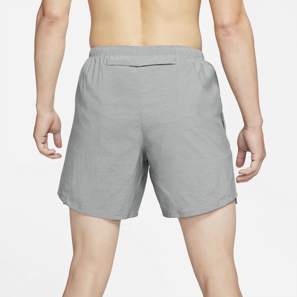 Nike M Nk Df Challenger Short 7Bf Pantaloneta gris de hombre para correr