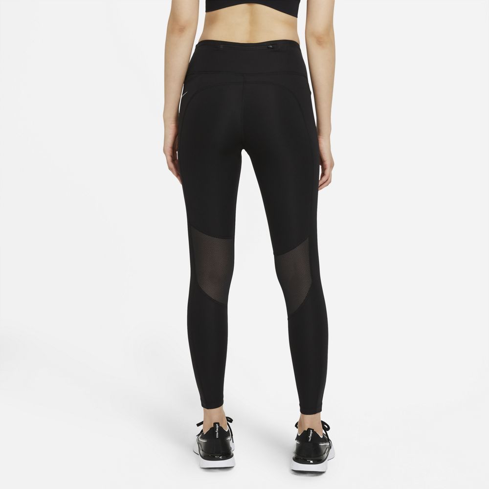 Nike W Nk Epic Fast Tght Licra negro de mujer para correr