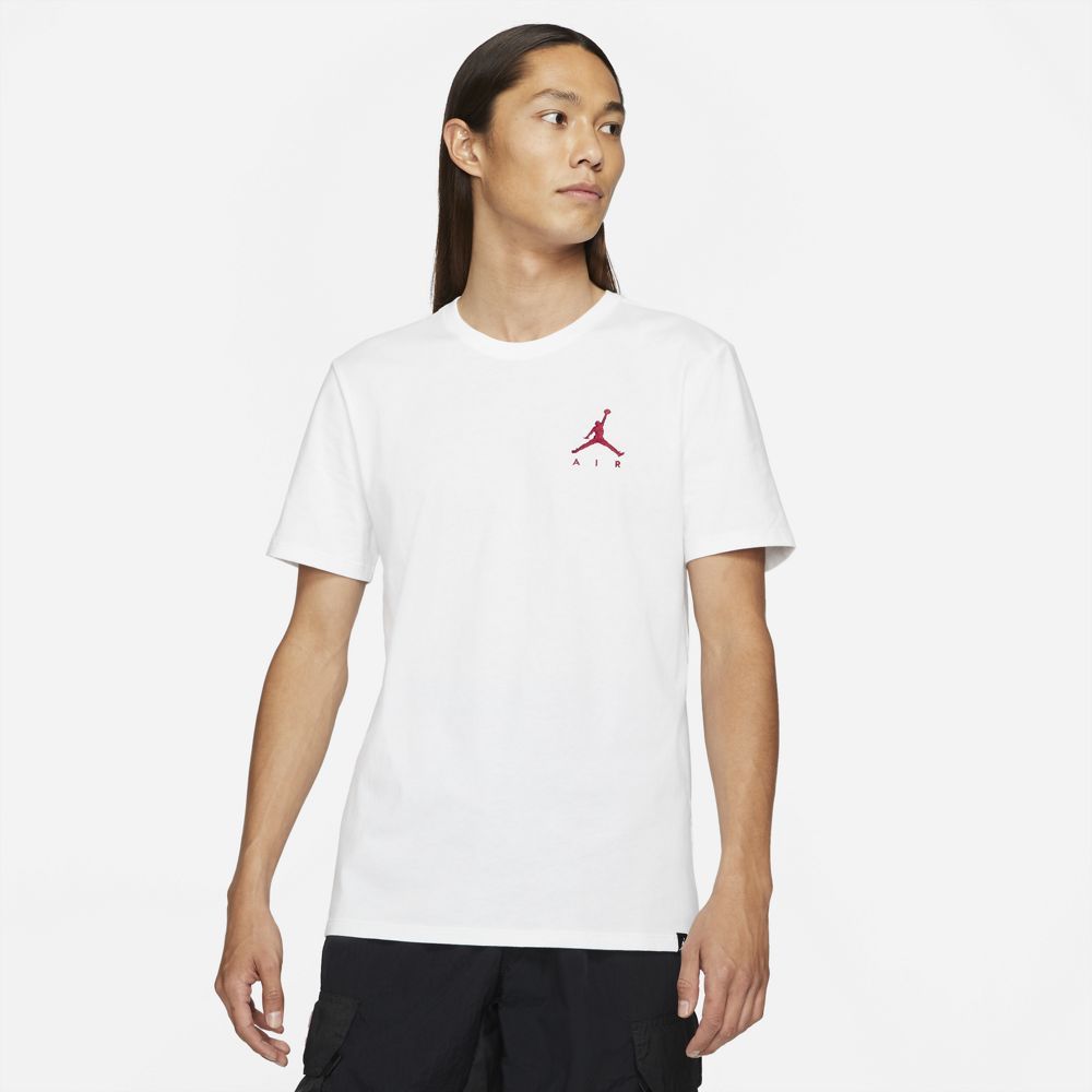 Nike M J Jumpman Air Embrd Tee Camiseta Manga Corta blanco de hombre lifestyle