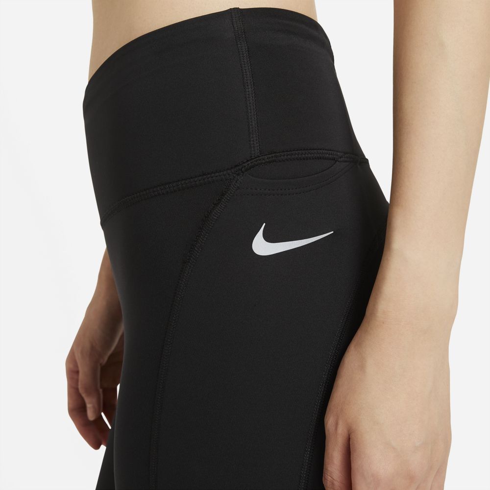 Nike W Nk Epic Fast Tght Licra negro de mujer para correr