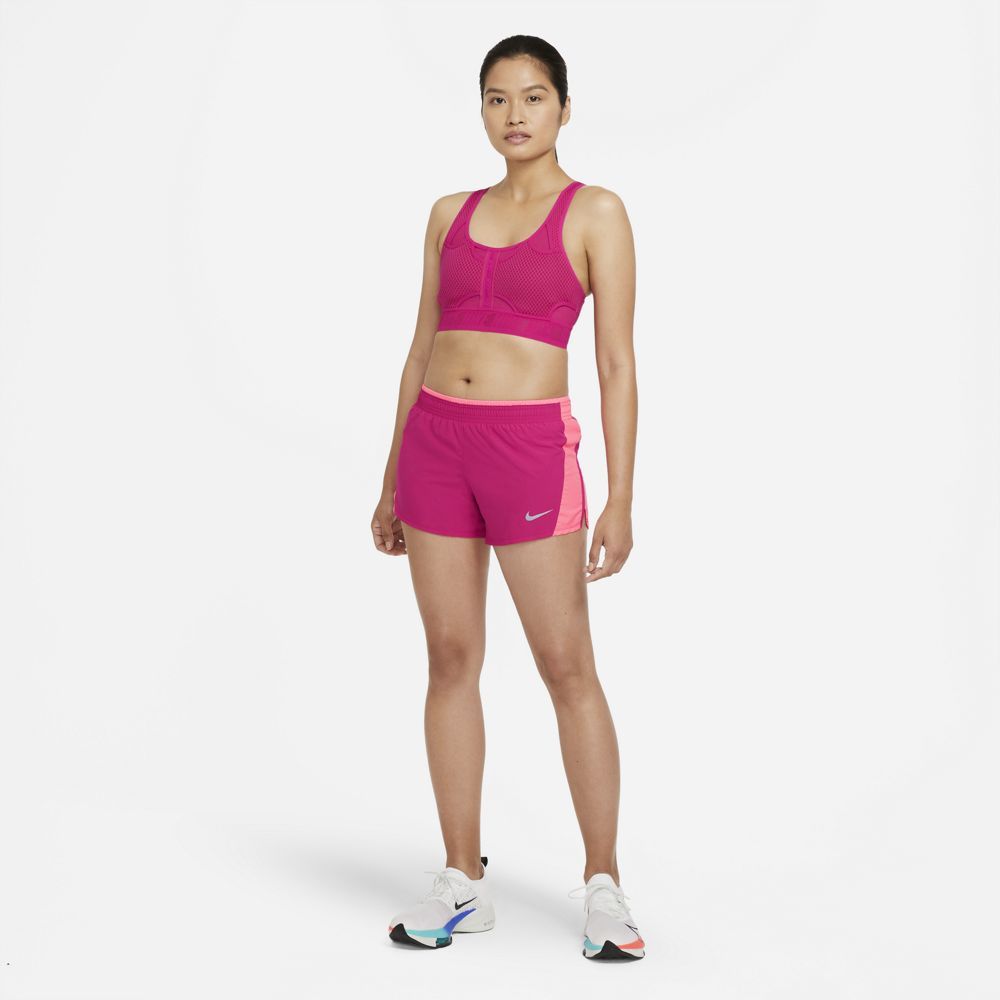 Nike W Nk 10K Short Pantaloneta rosado de mujer para correr