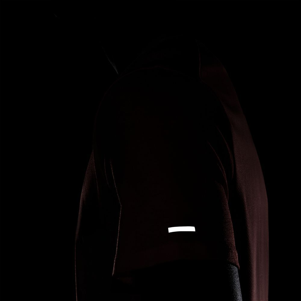 Nike M Nk Df Miler Top Ss Gx Rd Camiseta Manga Corta naranja de hombre para correr