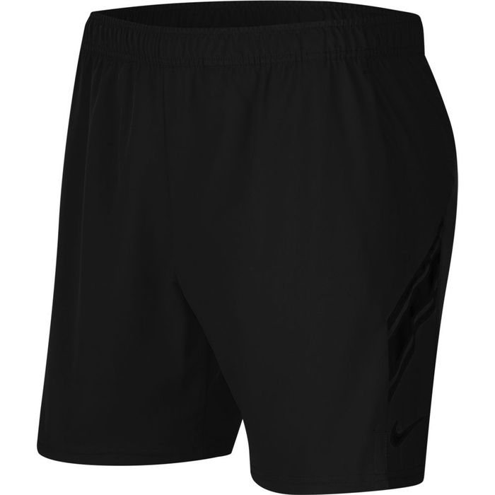 Pantaloneta-nike-para-hombre-M-Nk-Dry-Short-7In-para-tenis-color-negro.-Frente-Sin-Modelo