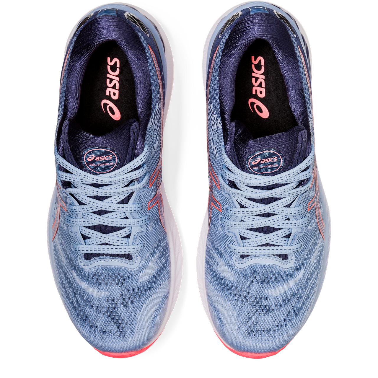 Asics Gel-Nimbus 23 Tenis azul de mujer para correr