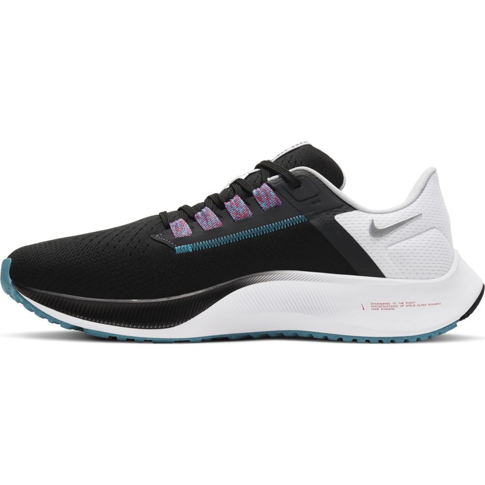 Nike Air Zoom Pegasus 38 Tenis negro de hombre para correr