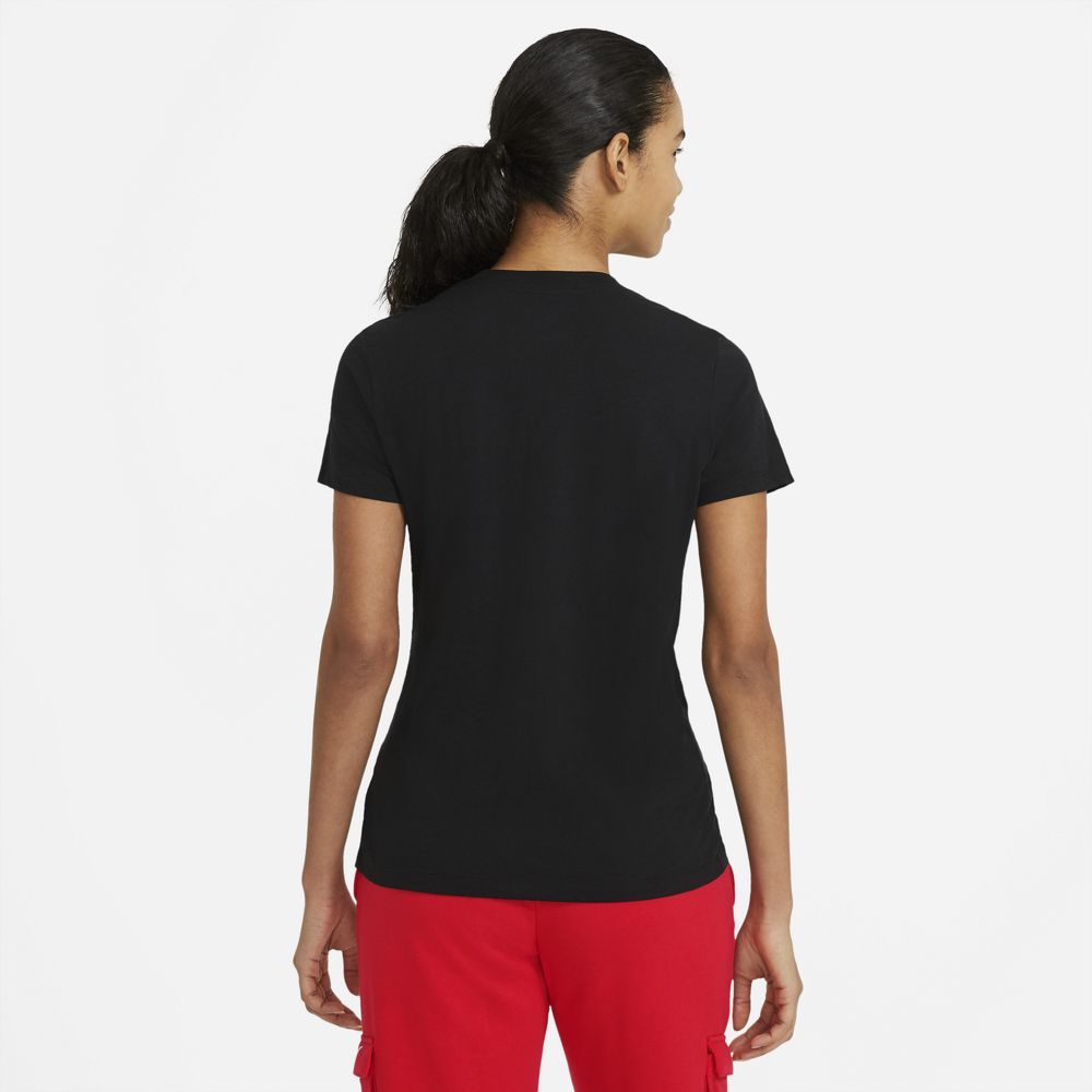 Nike W Nsw Essntl Tee Ssnl Futura Camiseta Manga Corta negro de mujer lifestyle