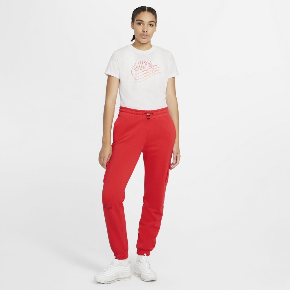 Nike W Nsw Essntl Tee Ssnl Futura Camiseta Manga Corta blanco de mujer lifestyle