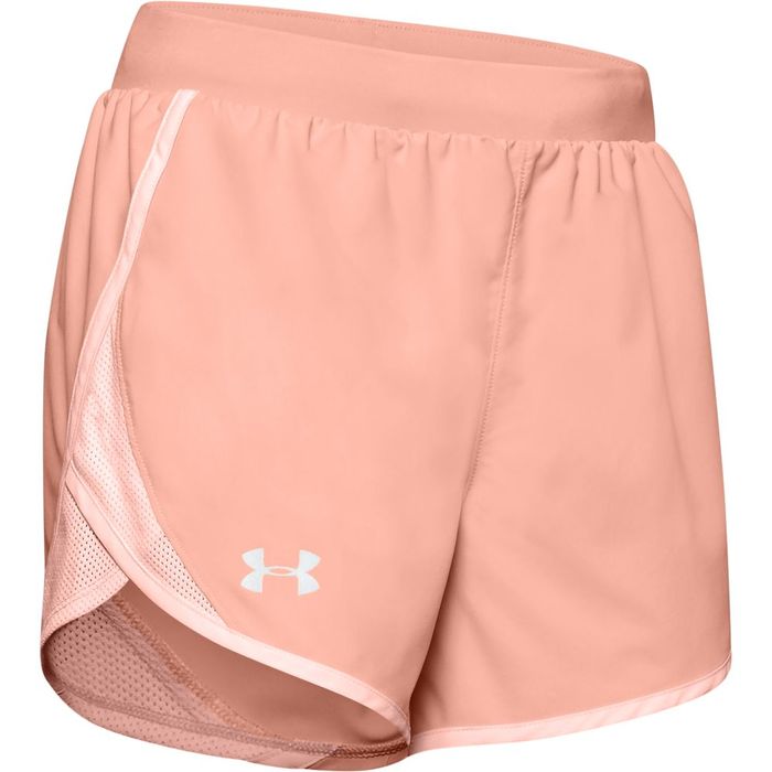 Pantaloneta-under-armour-para-mujer-W-Ua-Fly-By-2.0-Short-para-correr-color-rosado.-Frente-Sin-Modelo